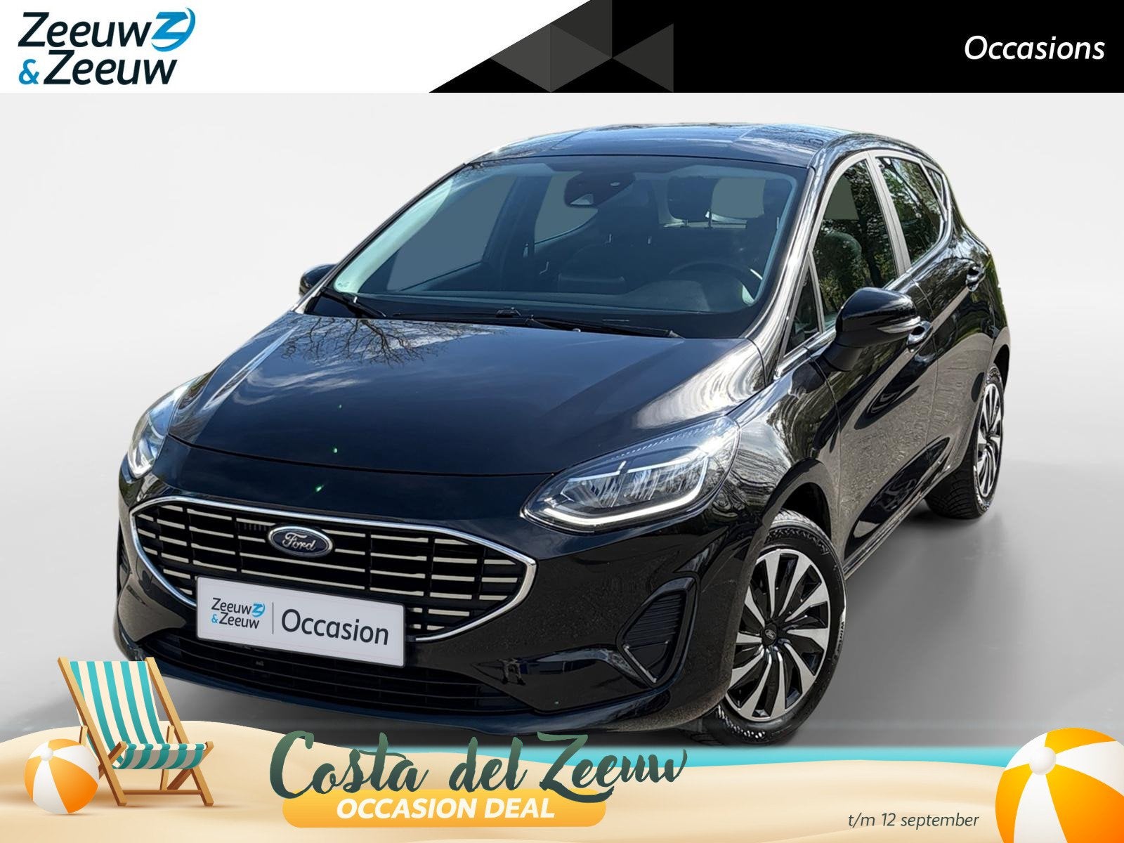 Ford Fiesta 1.0 EcoBoost Hybrid Titanium 125PK | 1e Eigenaar, Voorwielaandrijving, 12 maanden, Gebruikt, Origineel Nederlands