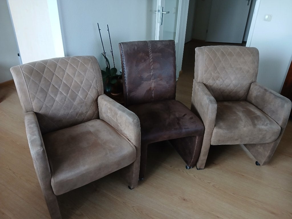 eetkamer stoelen gratis afhalen, Huis en Inrichting, Ophalen, Gebruikt, Stof, Drie