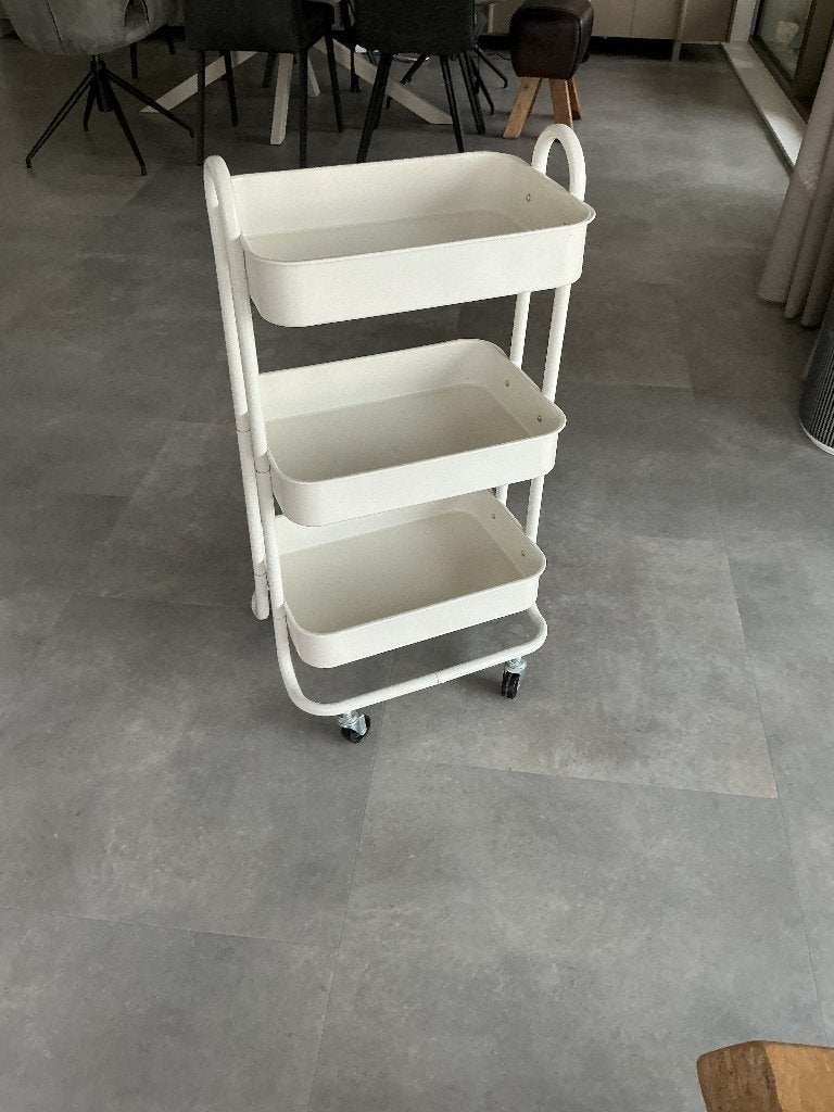 IKEA RASKOG roltafel, Metaal, Zo goed als nieuw, Ophalen, Demontabel