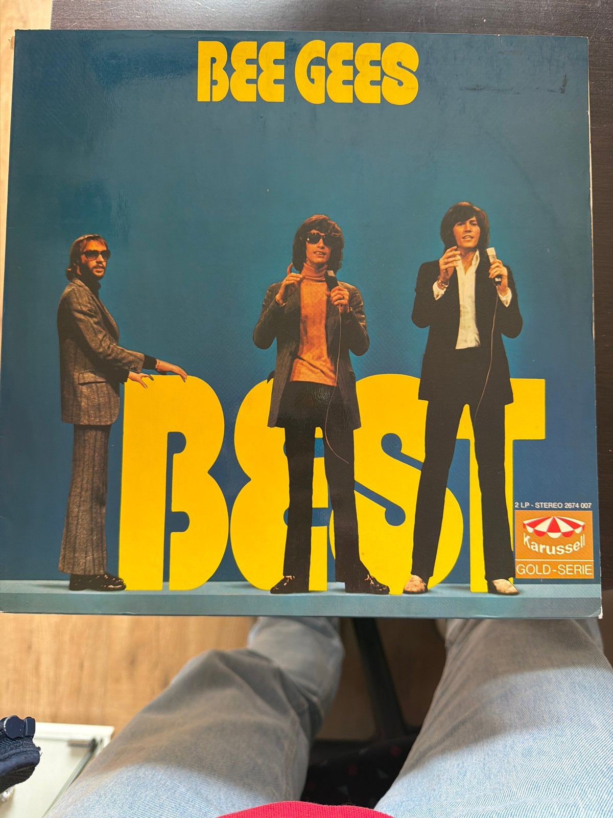 Bee Gees - Best (2 LP) Karussell Gold-Serie, Dubbel-LP, Ophalen of Verzenden, Gebruikt, 12 inch