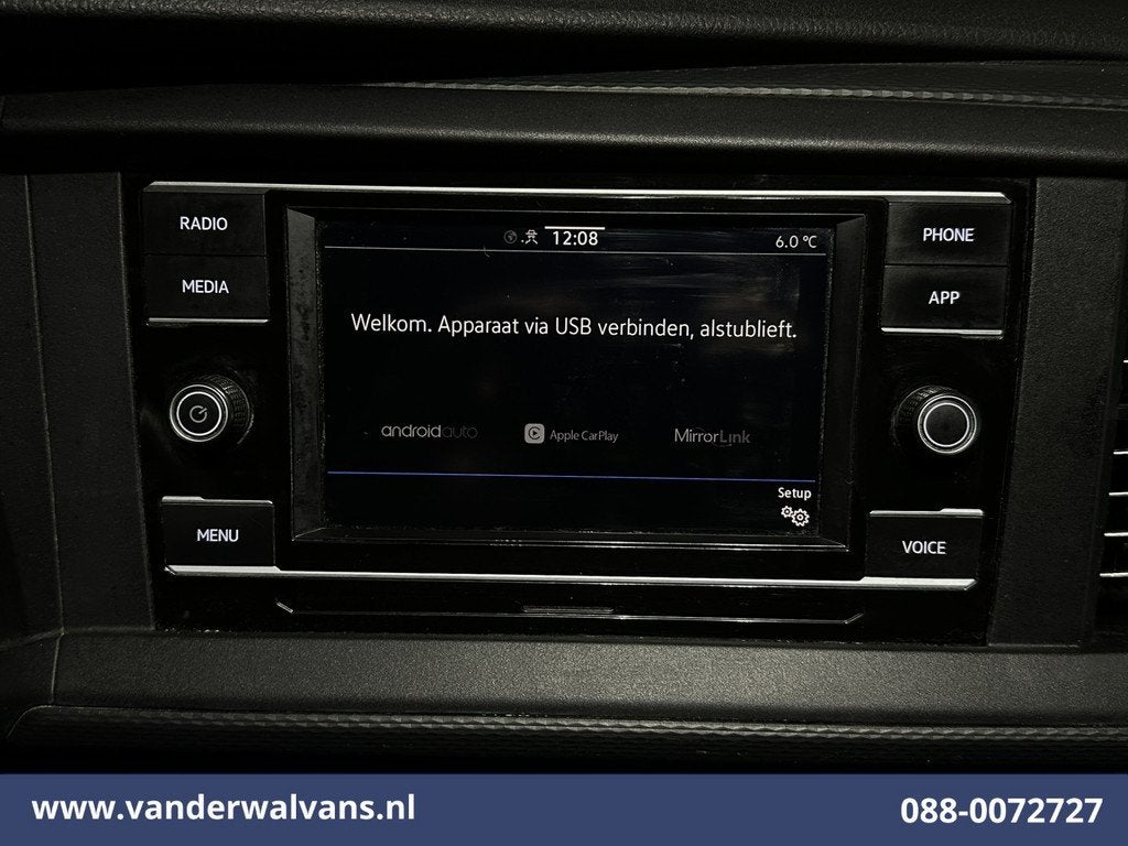 Volkswagen Transporter 2.0 TDI L1H1 Euro6 Airco | Apple Carp, Auto's, Voorwielaandrijving, Stof, Gebruikt, Euro 6