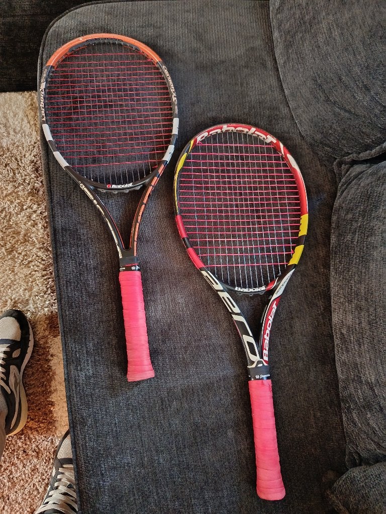 Babolat pure storm en Babolat aeroprodrive te koop!, L2, Gebruikt, Ophalen of Verzenden, Racket