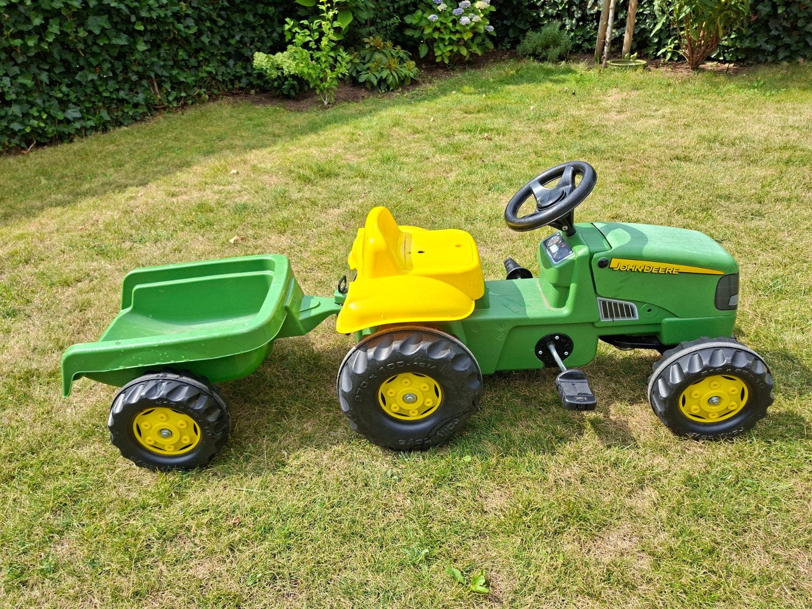 Rolly Toys - John Deere traptractor met aanhanger, Ophalen, Gebruikt, Trapvoertuig