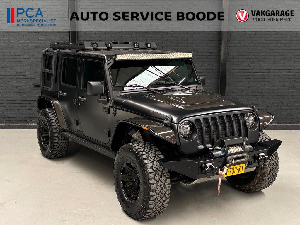 Jeep Wrangler 6.4 (411 pk) Hemi - Corbeau - Willwood - custo, Euro 5, Gebruikt, Overige carrosserieën, 138 €/maand
