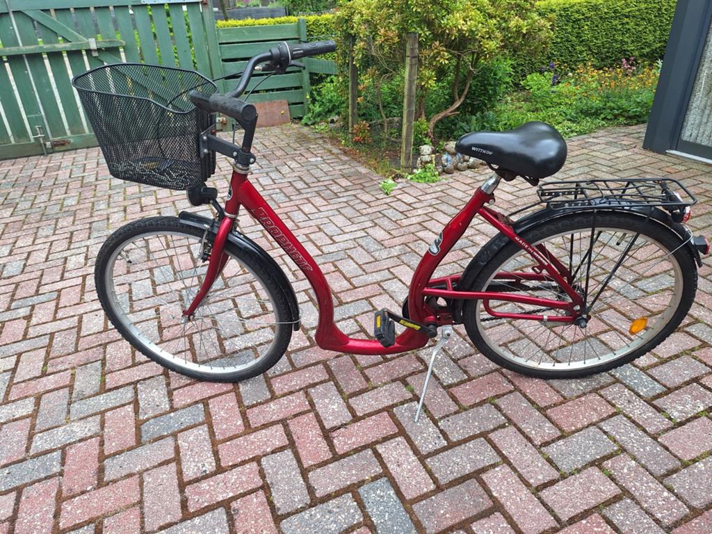 Damesfiets met lage instap, Ophalen, Gebruikt, Overige merken, Versnellingen