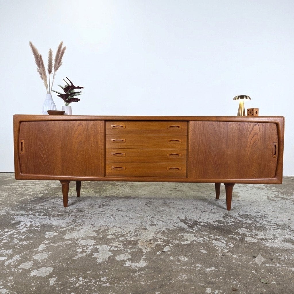 H.P. Hansen Deens sideboard, vintage tv meubel, wandmeubel
