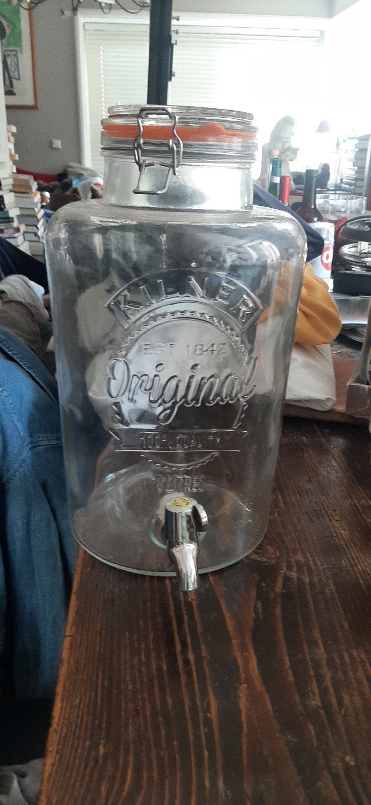 Kilner Sapkan 8 liter, Huis en Inrichting, Woonaccessoires | Stolpen, Ophalen, Zo goed als nieuw