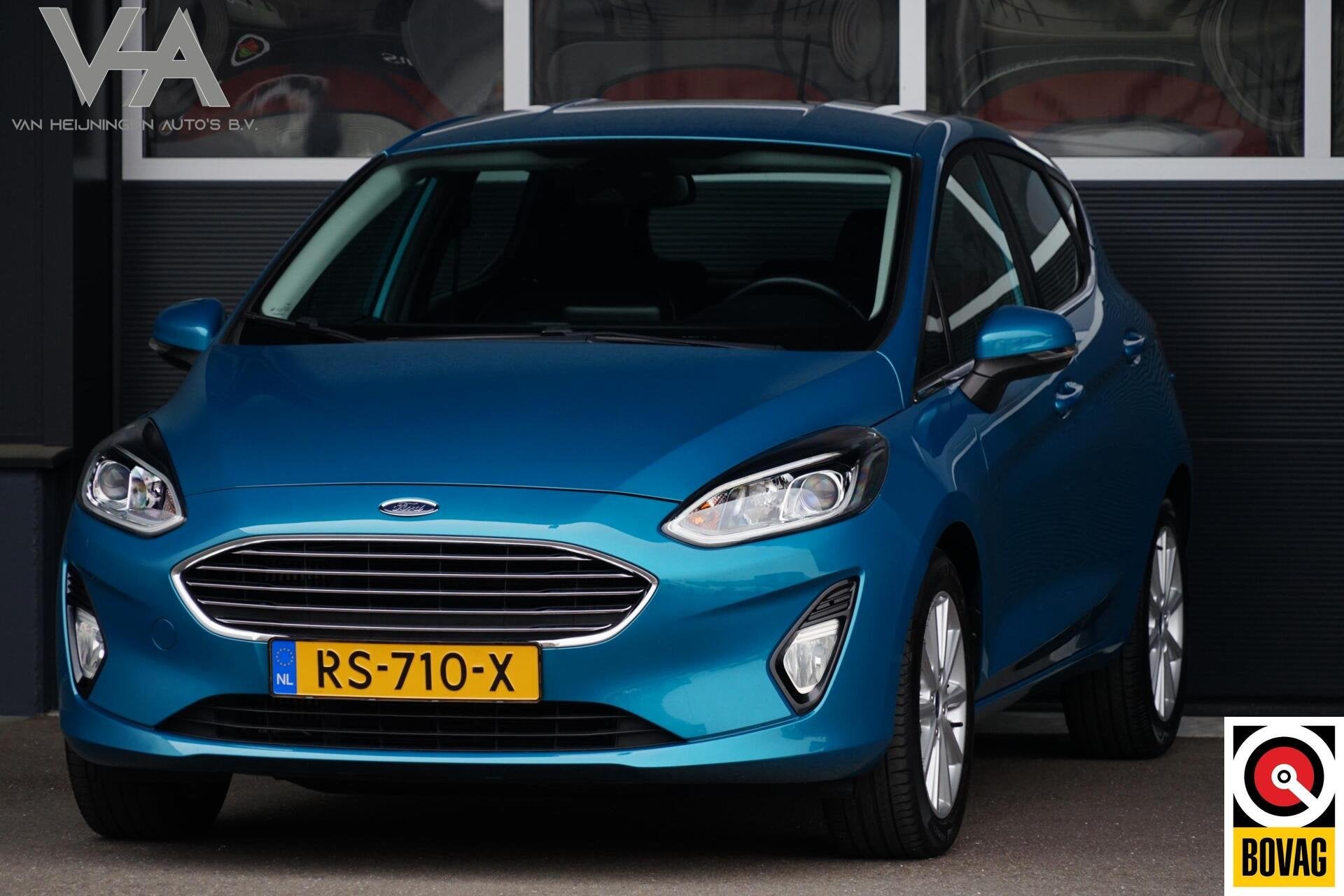 Ford Fiesta 1.0 EcoBoost Titanium NL, CarPlay, clima, cruise, Auto's, Voorwielaandrijving, Dealer onderhouden, Gebruikt, Euro 6