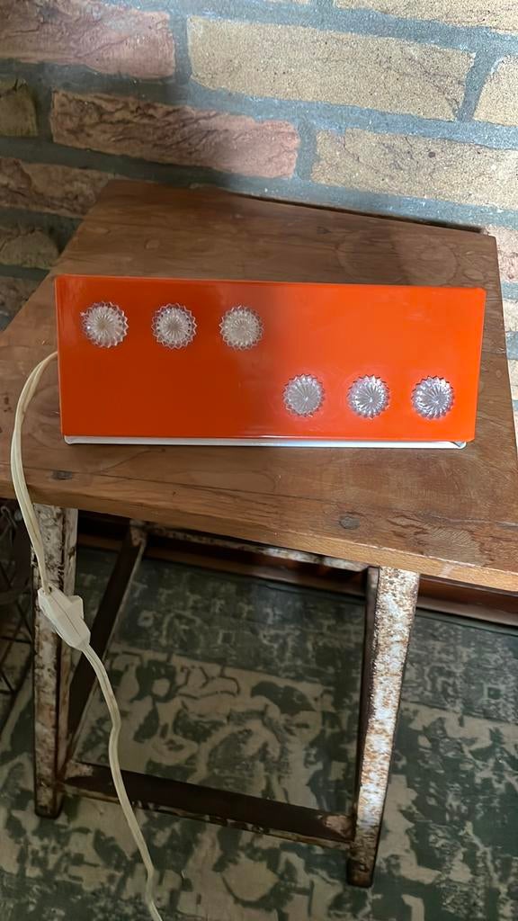 Vintage Herda wandlamp in mooie staat., Huis en Inrichting, Lampen | Wandlampen, Gebruikt, Metaal, Ophalen of Verzenden