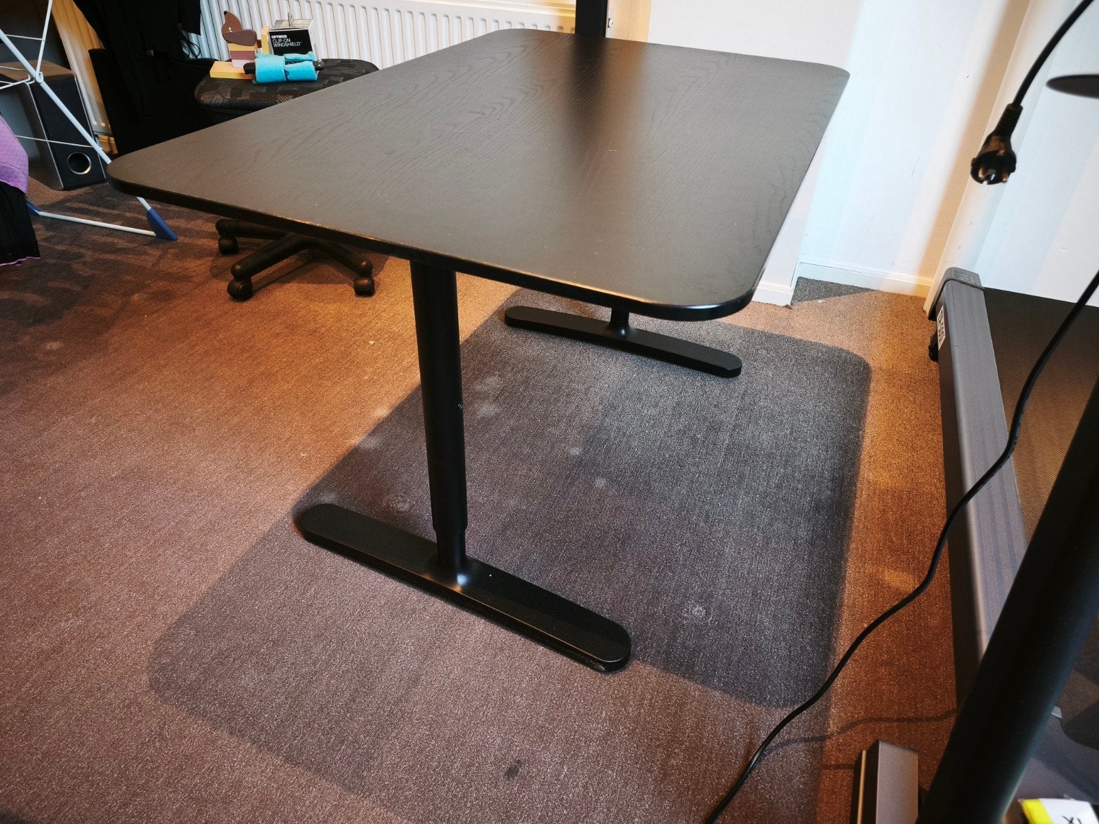 Bureau  tafel Ikea Bekant 120*80, Huis en Inrichting, Ophalen, In hoogte verstelbaar, Gebruikt, IKEA