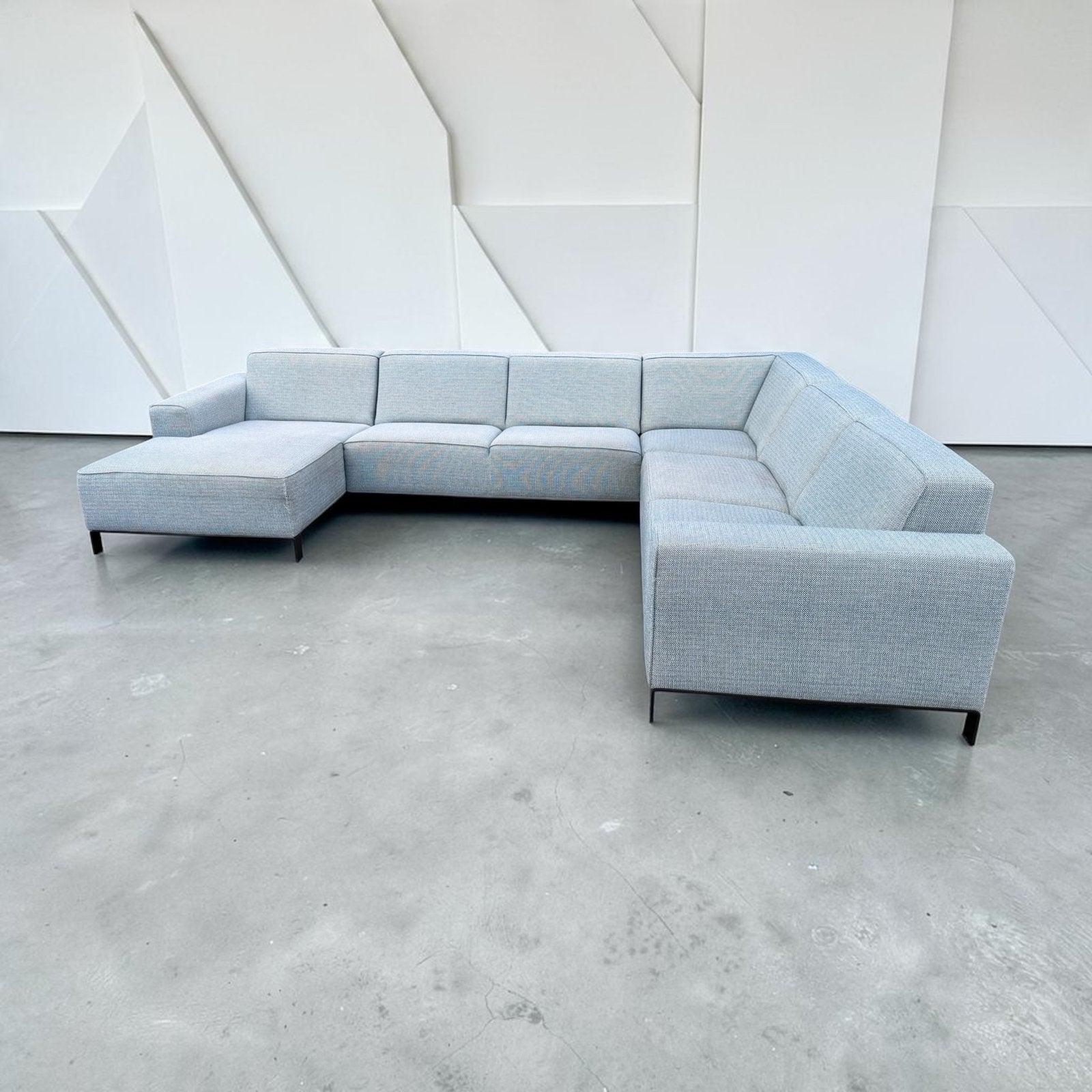 GRATIS LEVERING | GROTE HOEKBANK U-VORM | EIJERKAMP, Hoekbank, 300 cm of meer, Ophalen of Verzenden, Zo goed als nieuw