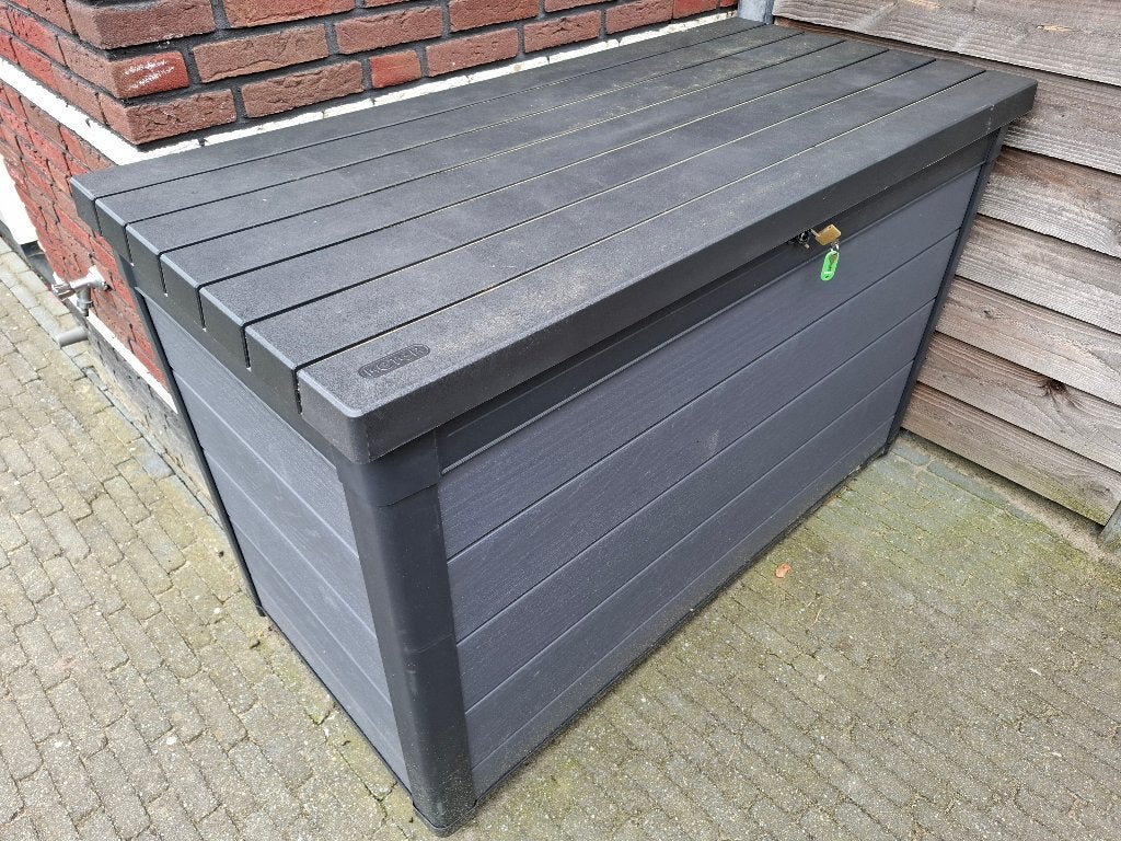 Kussenbox/opbergbox, Tuin en Terras, Ophalen, Gebruikt, Kunststof
