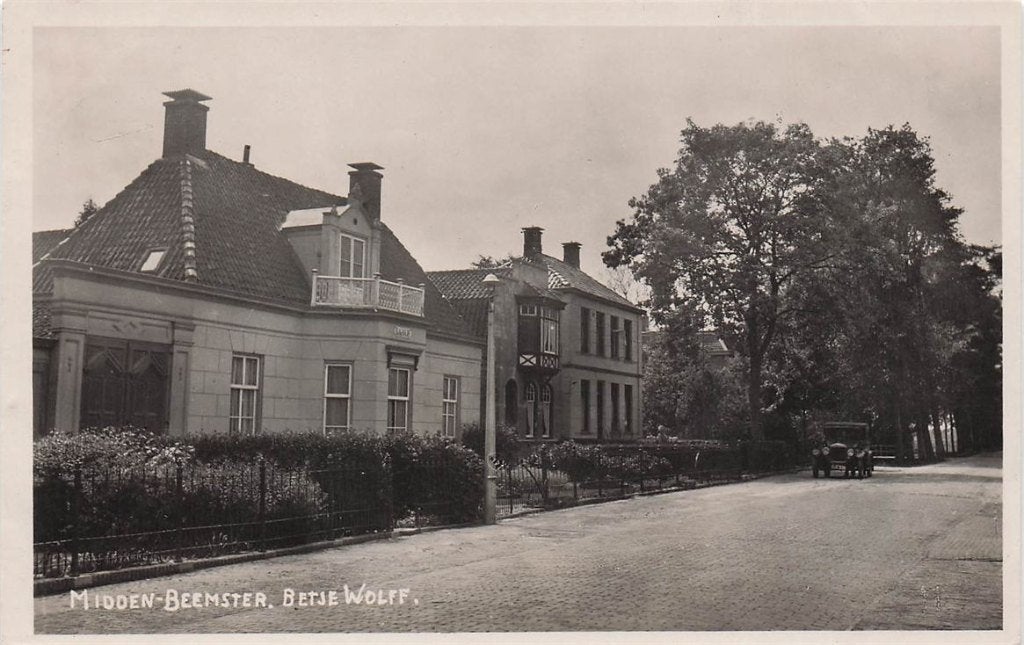 703-052-025 Midden-Beemster Betje Wolff., Verzamelen, Verzenden, Voor 1920, Noord-Holland