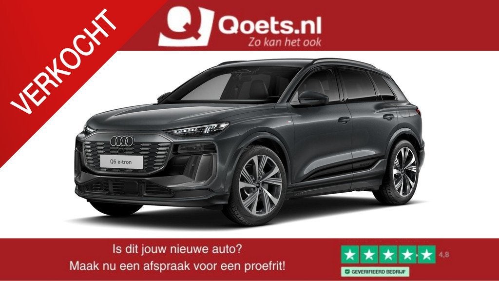 Audi Q6 e-tron S edition performance 100 kWh Tech Pro - Comf, Auto's, Audi, Bedrijf, Te koop, Q6 e-tron, 360° camera, ABS, Adaptieve lichten