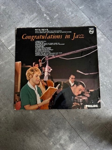 Rita Reys - Congratulations in Jazz LP, LP, Gebruikt, Inclusief binnenhoes, Ophalen of Verzenden
