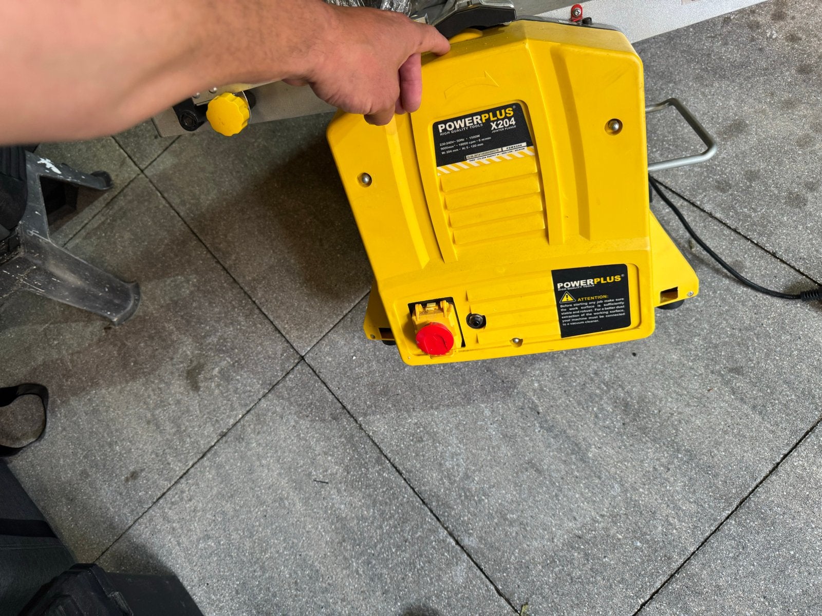Powerplus X204 Vlak- en Vandiktebank, Doe-het-zelf en Verbouw, Ophalen of Verzenden, Gebruikt, Elektrisch