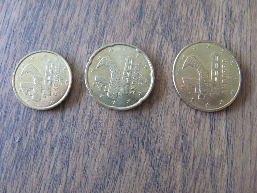 Euromunten 10, 20 en 50 cent Andorra, Postzegels en Munten, Munten | Europa | Euromunten, Ophalen of Verzenden, Overige landen