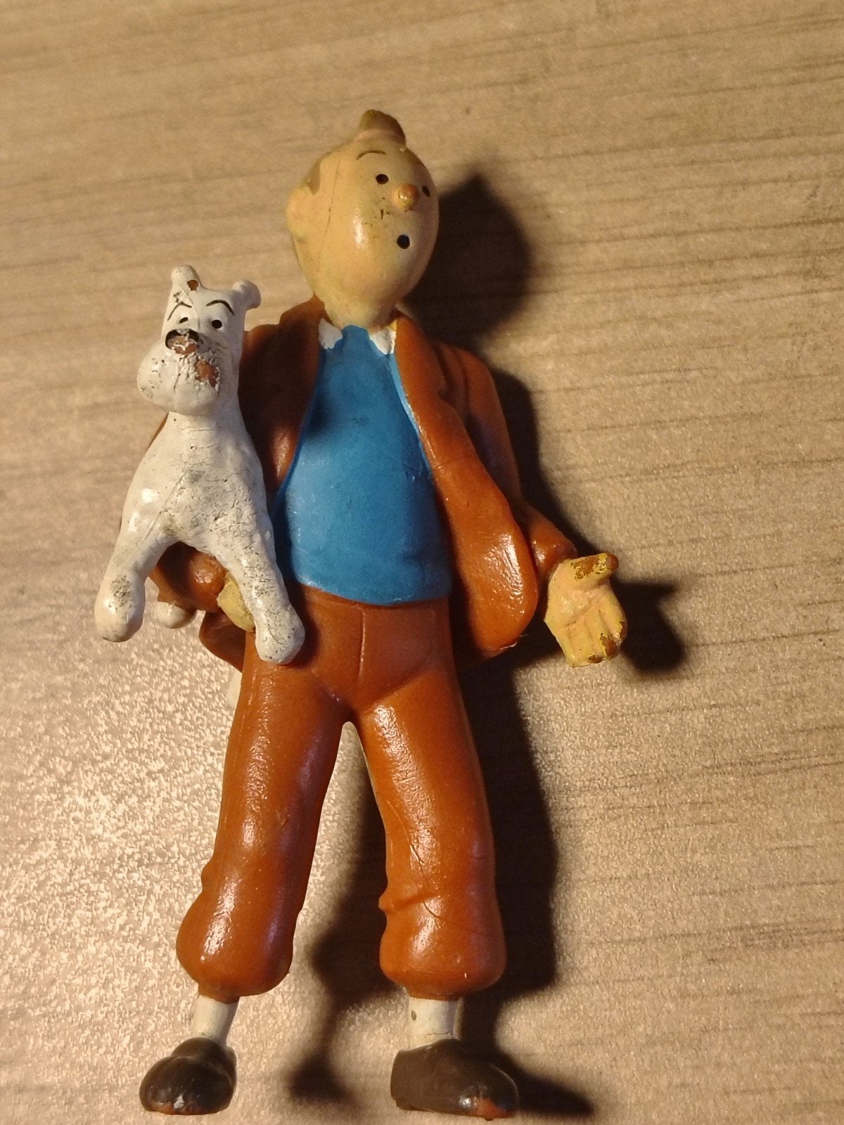 Kuifje Plastoy Kuifje Poppetje, Ophalen of Verzenden, Kuifje, Zo goed als nieuw, Beeldje of Figuurtje