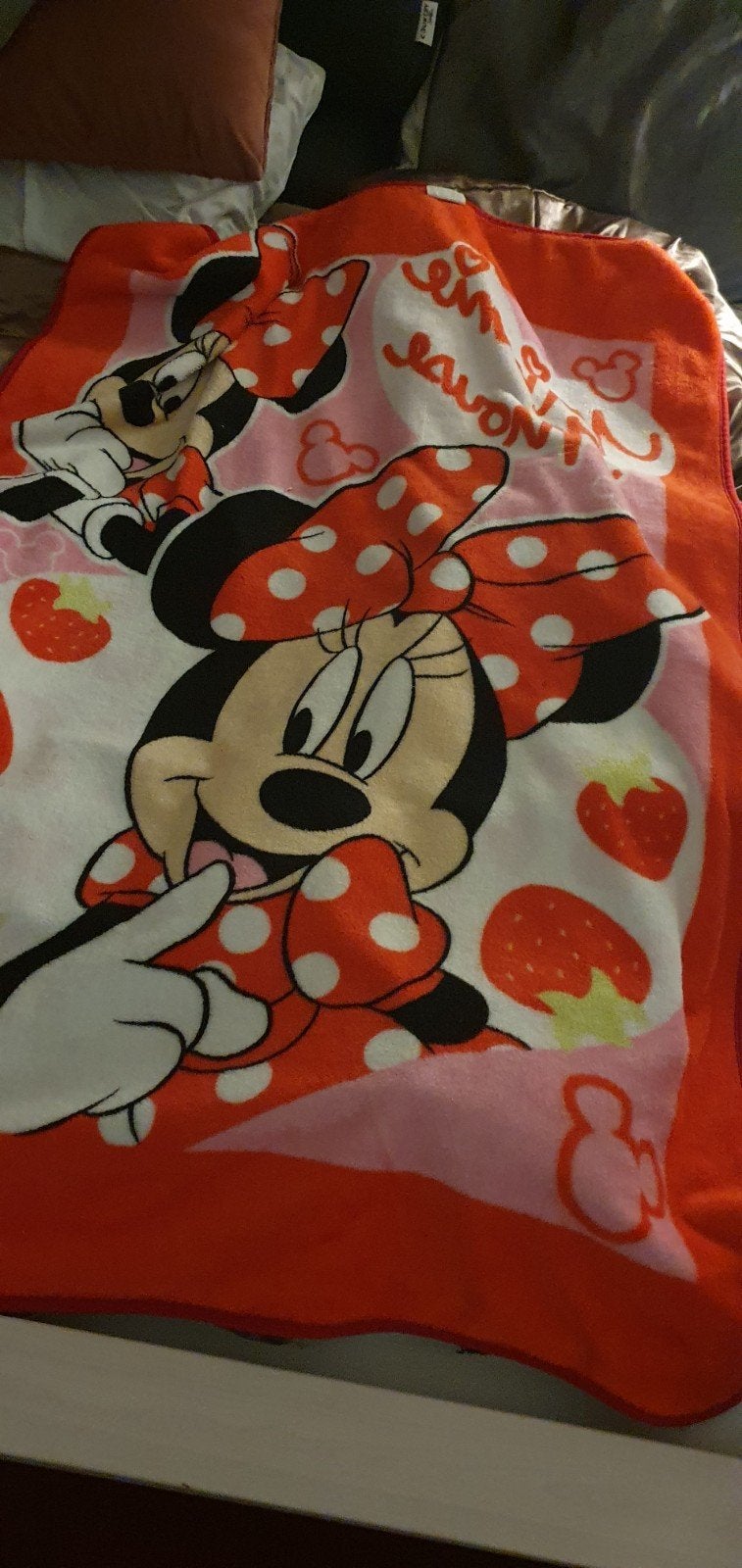 Nieuw Minnie Mouse Deken - Zacht en Warm voor Kinderen, Overige merken, Nieuw, Deken of Dekbed, Kinderbed