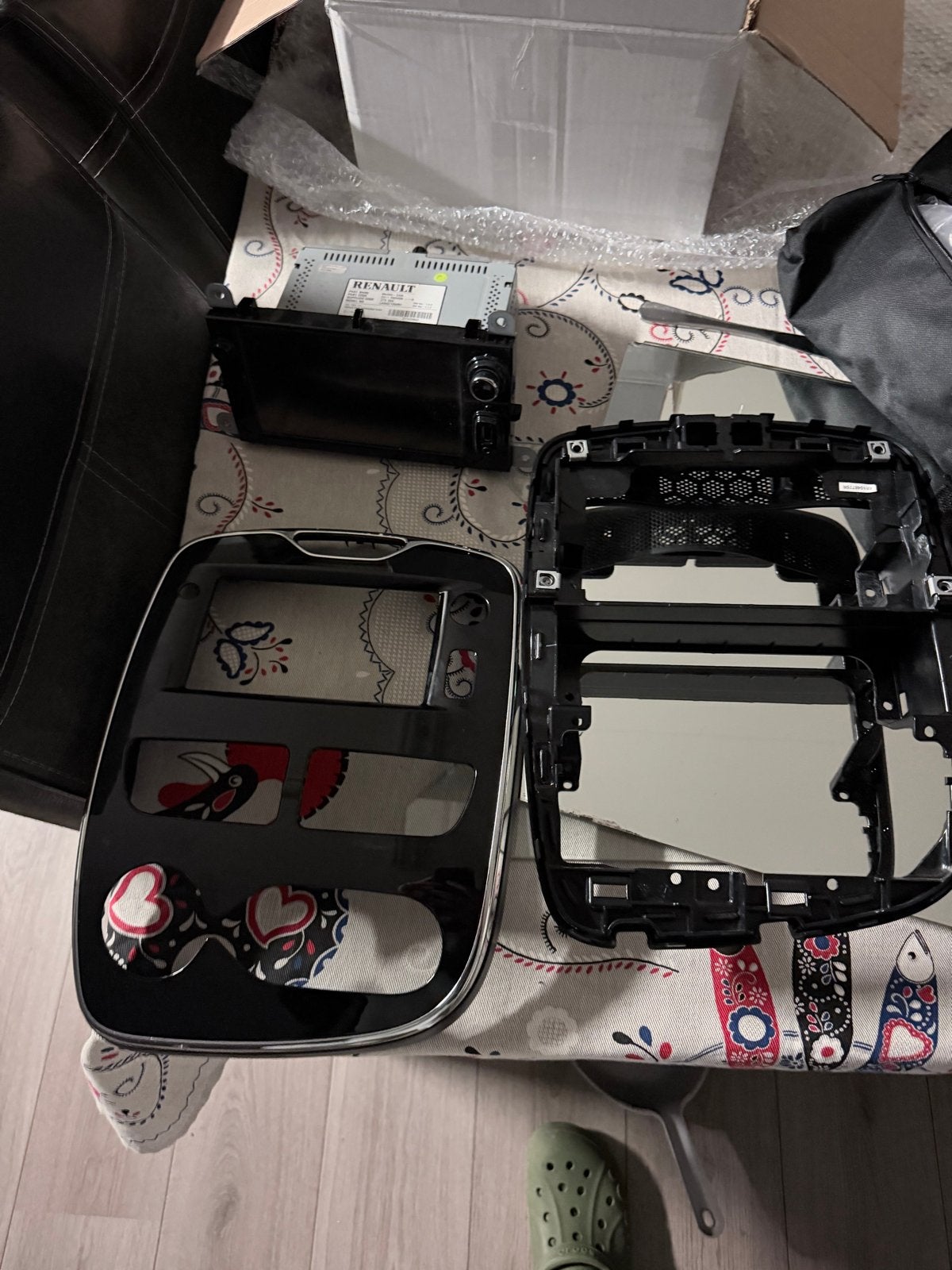 Renault Clio 2013/2014 Radio en Frame, Ophalen of Verzenden, Gebruikt, Renault