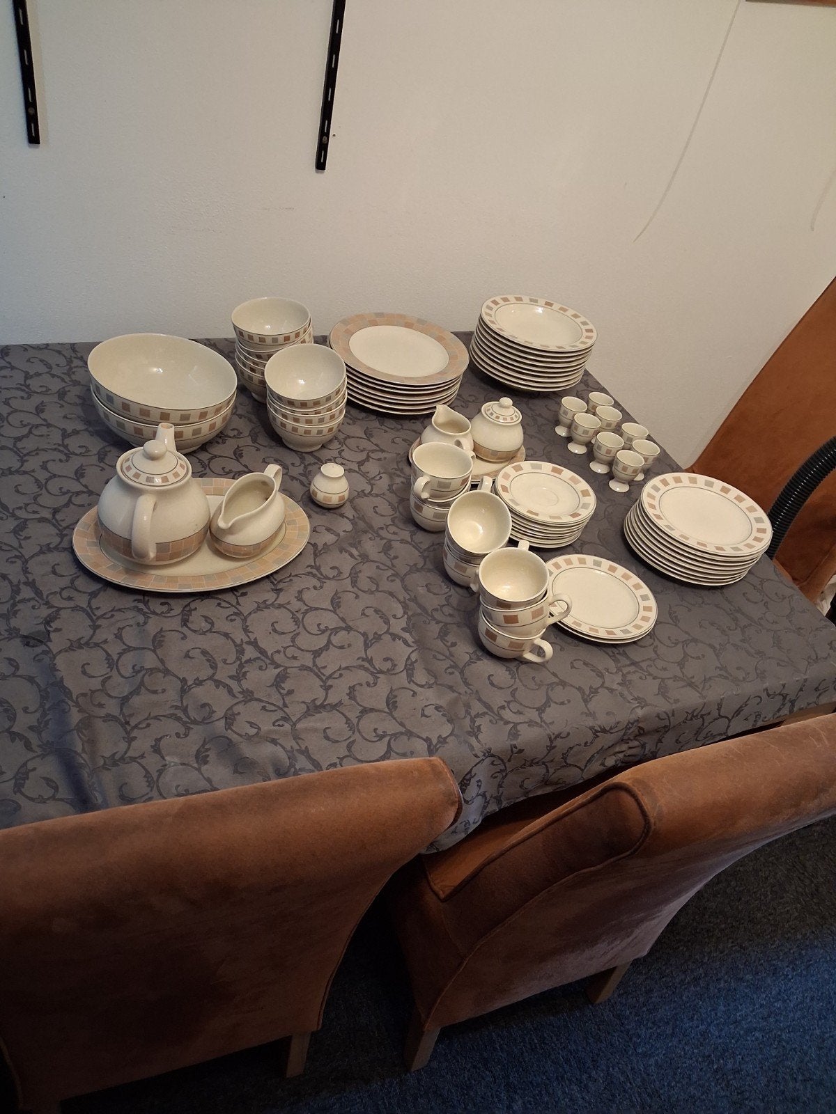 Uitgebreid Bamboo Servies - Compleet voor de Eettafel, Ophalen of Verzenden