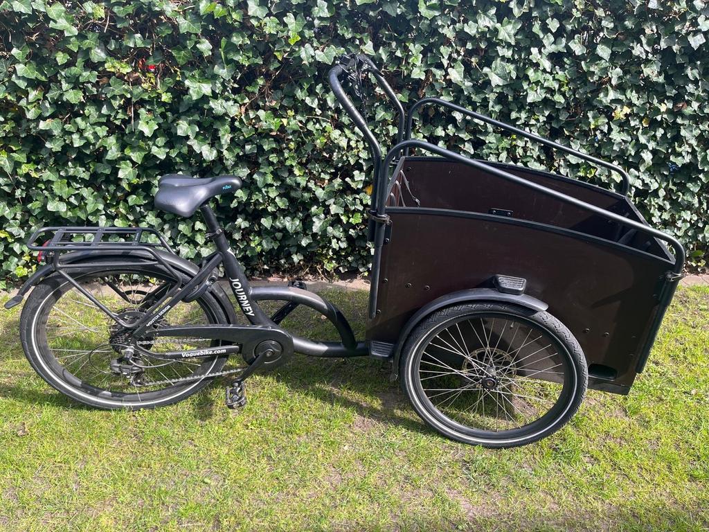 Elektrische bakfiets Vogue Journey - Zo goed als nieuw, 4 kinderen of meer, Gebruikt, Elektrisch, Schijfrem