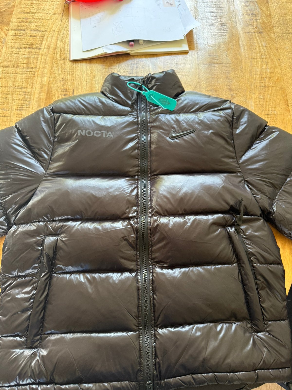 Nike X Nocta Puffer Jas Zwart, Ophalen of Verzenden, Nieuw, Maat 52/54 (L), Zwart