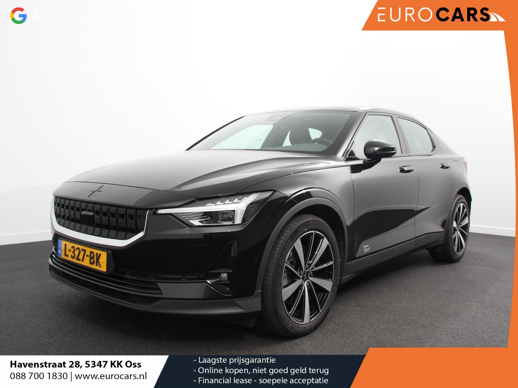 Polestar 2 Long Range Dual Motor 408pk Launch Edition 78kWh, Auto's, Polestar, Polestar 2, Stof, Gebruikt, Zwart
