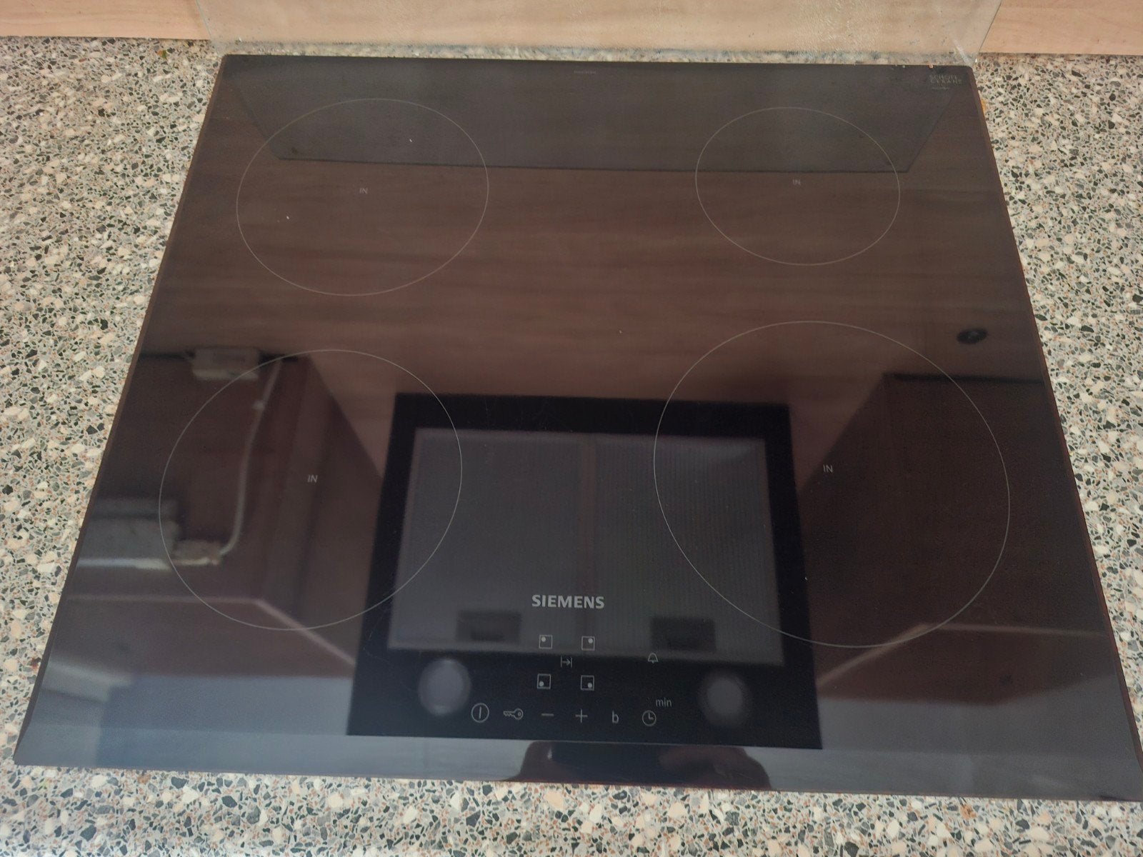 Siemens Inductiekookplaat EH651BEB1E - 4 Kookzones, Ophalen, Gebruikt, 4 kookzones, Inbouw