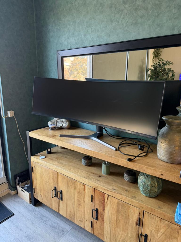 Samsung LC49RG90SSPXEN, Computers en Software, Monitoren, Gebruikt, 101 t/m 150 Hz, DisplayPort, HDMI, Gaming, Curved, Ultrawide