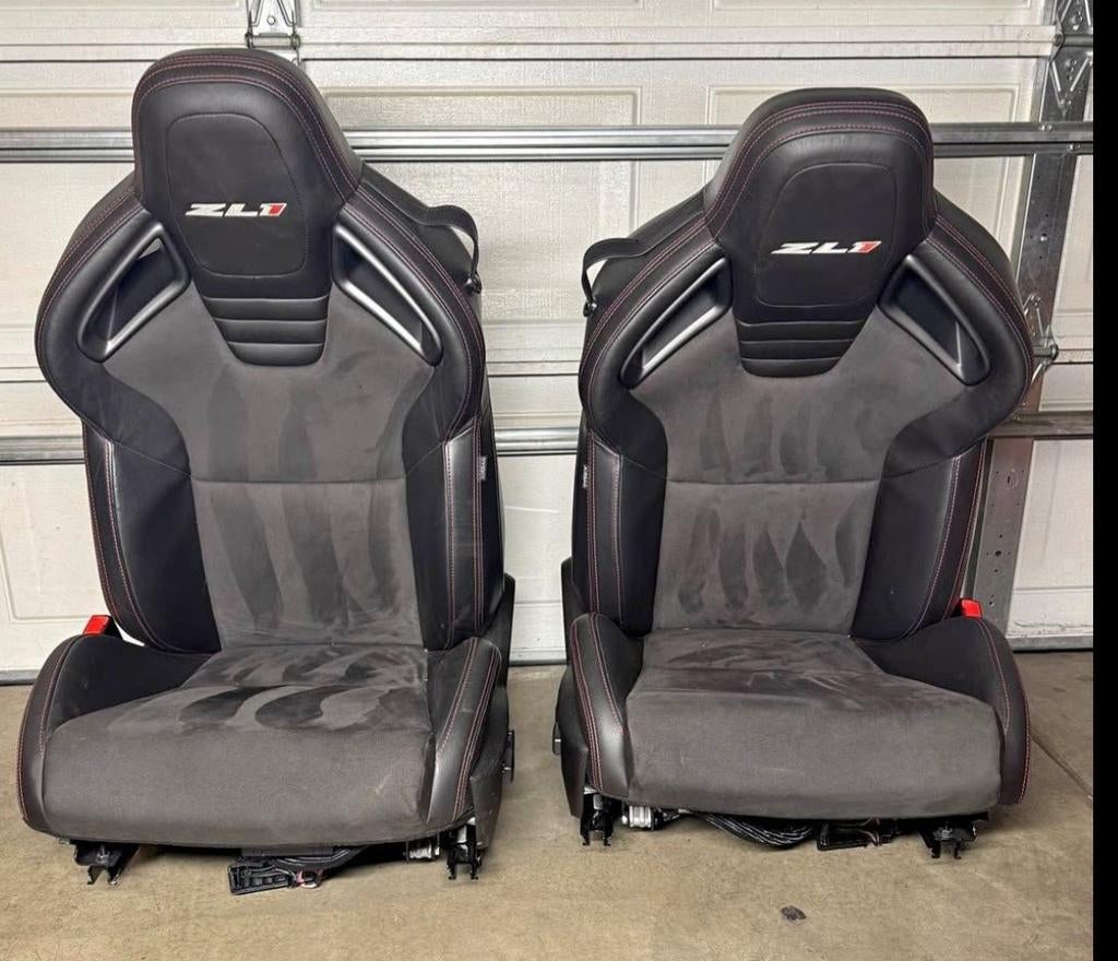 Recaro ZL1 Stoelen voor Chevrolet Camaro 2012-2015, Ophalen, Gebruikt, Chevrolet