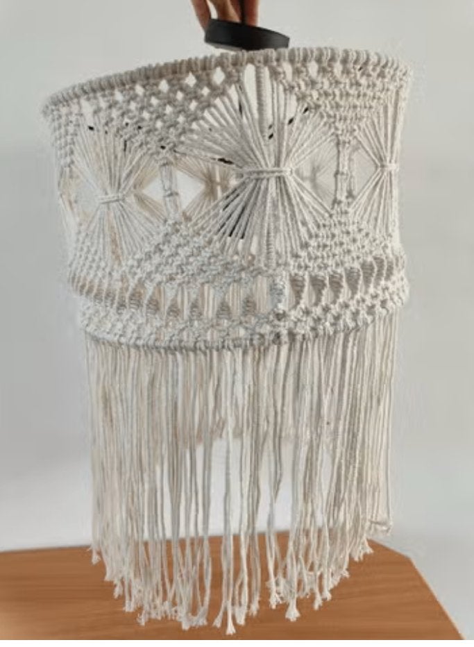 hanglamp macrame, Boheme van Riverdale, Ophalen, Nieuw, Metaal, Bohemien/Boho