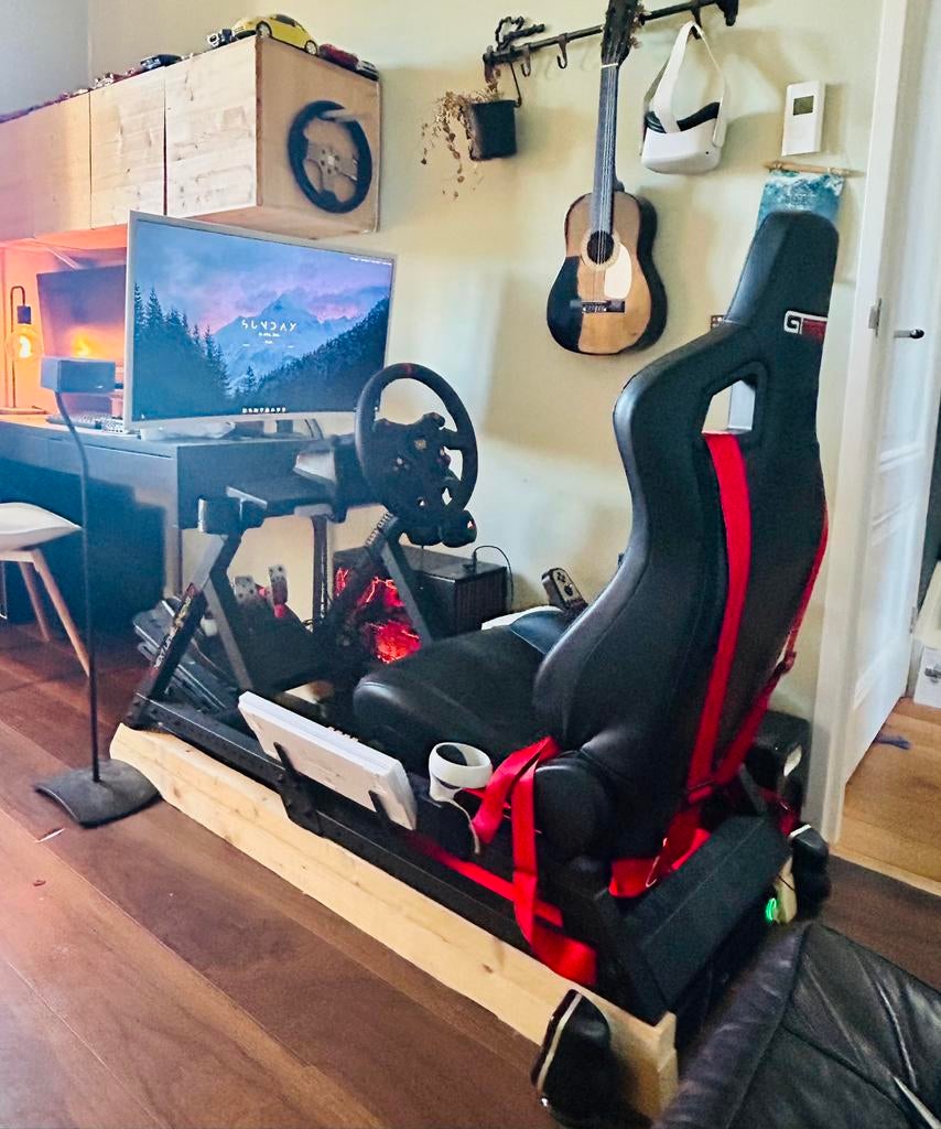 Complete Next Level Racing GT Track sim race/flight Sim +pc, Ophalen of Verzenden, Zo goed als nieuw