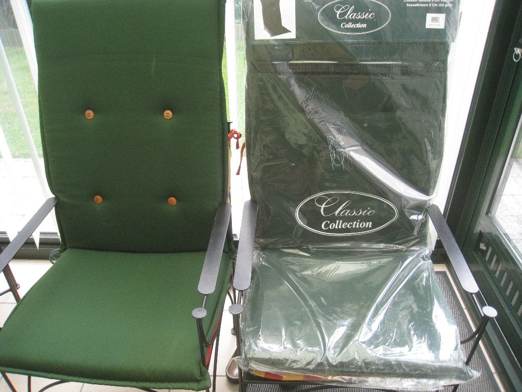 tuinzetel kussens, Huis en Inrichting, Woonaccessoires | Kussens, Ophalen of Verzenden, Nieuw, Groen, Rechthoekig