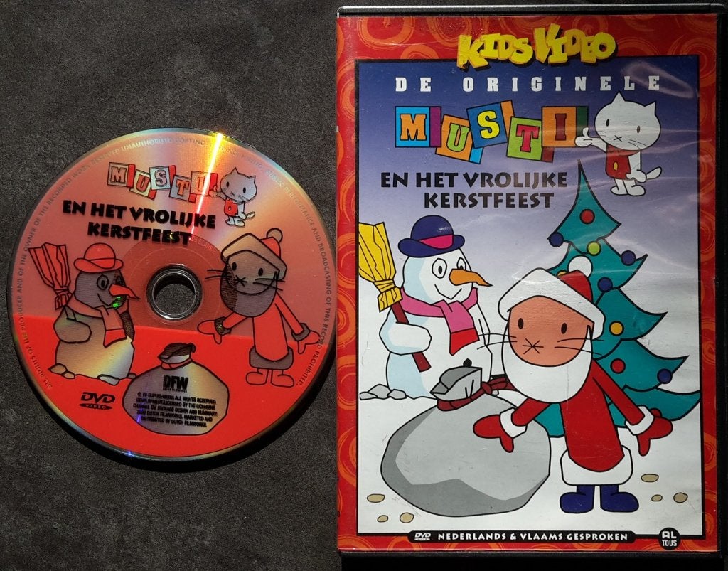 DVD - Musti en het Vrolijke Kerstfeest, Animatie, Alle leeftijden, Tv-serie, Zo goed als nieuw