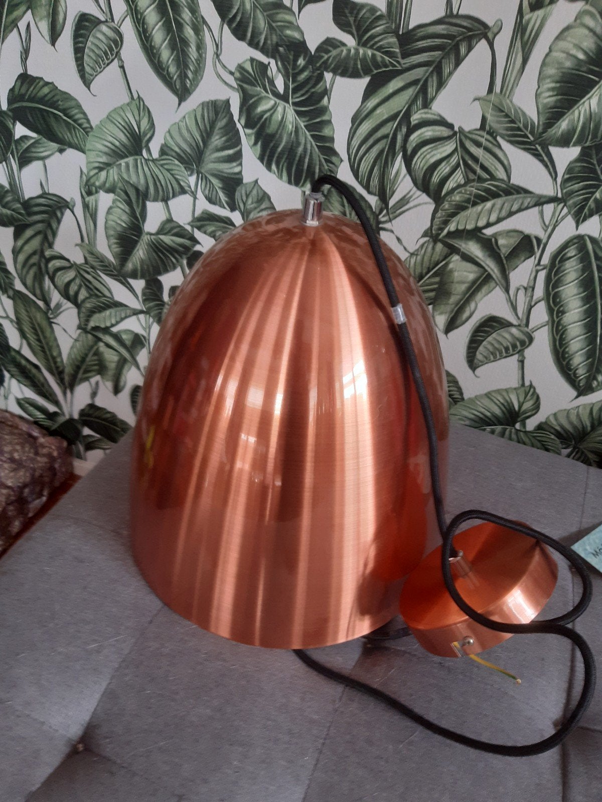 Leuke koperen hanglamp Karwei €25,-, Huis en Inrichting, Lampen | Hanglampen, Ophalen