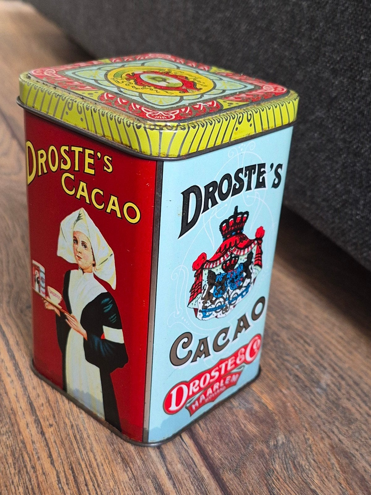 Vintage Droste Cacao Blik - Zeldzaam Verzamelobject, Ophalen of Verzenden
