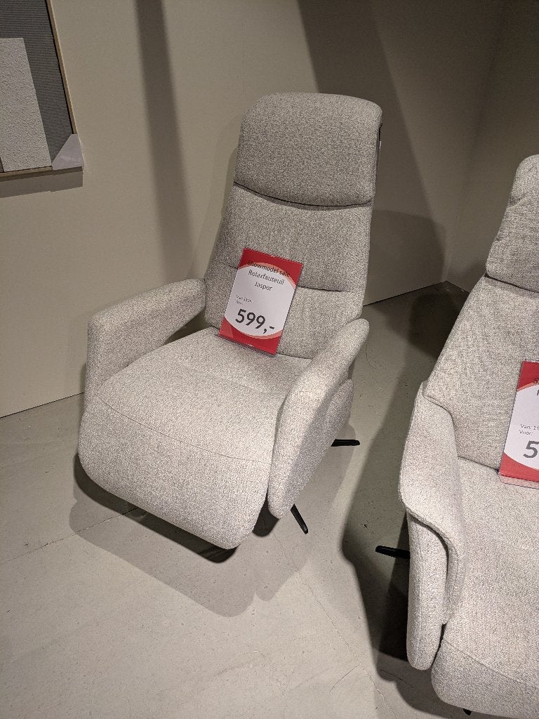 4 nieuwe relax  fauteuils sterk afgeprijsd, Ophalen, MODERN, Leer, Nieuw