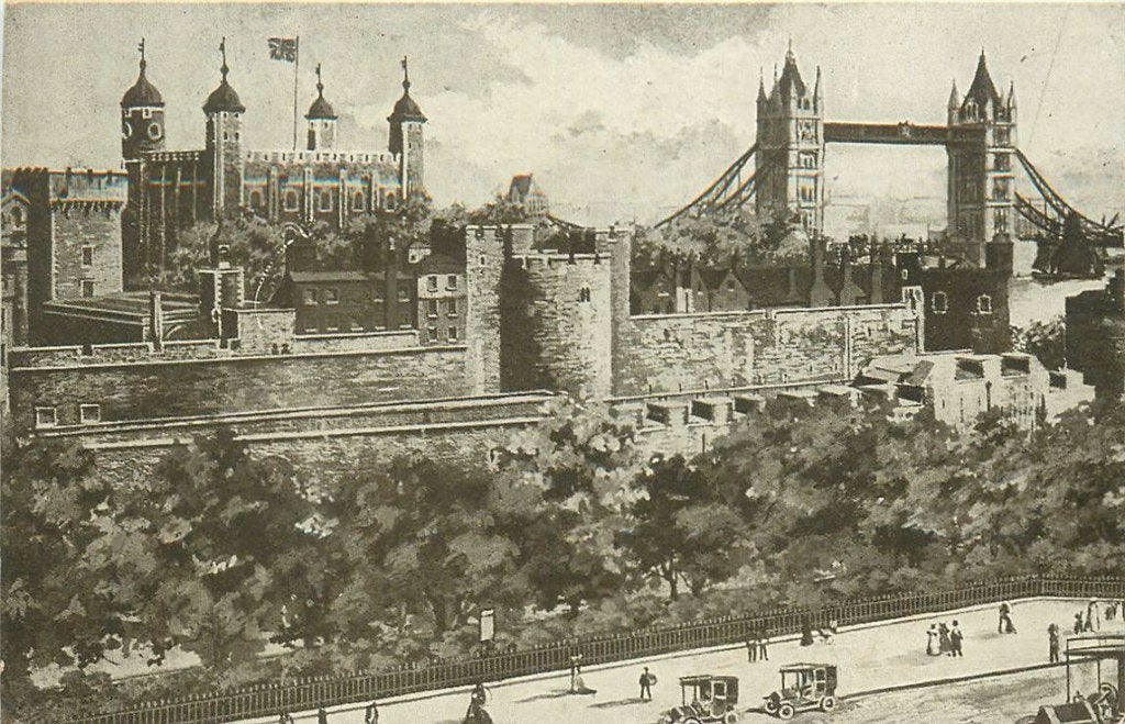 701-484-043 London Tower of London, Verzamelen, Ansichtkaarten | Buitenland, Verzenden, Voor 1920, Engeland