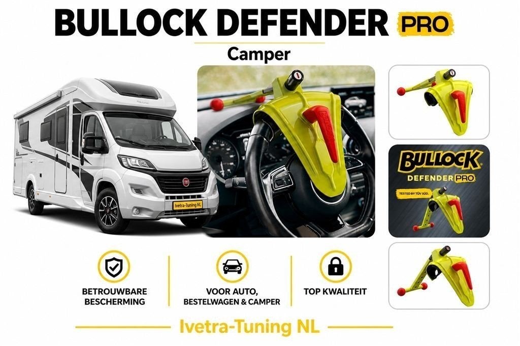 Beveiliging Camper | Stuurslot Camper | Stuurklem, Info@ivetra-tuning.nl  |  www.ivetra-tuning.nl, Ophalen of Verzenden, Ivetra-Tuning NL
