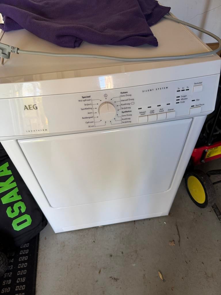 AEG Lavatherm T65170AV Condensdroger, Ophalen, 6 tot 8 kg, Gebruikt, Voorlader