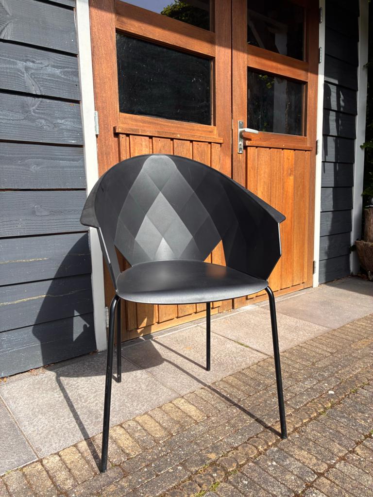 Vondom Design Stoel - Kunststof, Ophalen, Zwart, Zo goed als nieuw, Eén