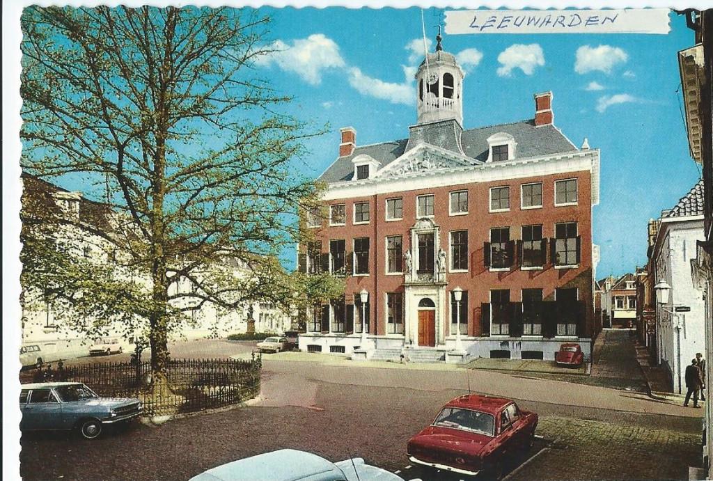 Ansichtkaart LEEUWARDEN  Stadhuis, Verzenden, Voor 1920, Gelopen, Friesland