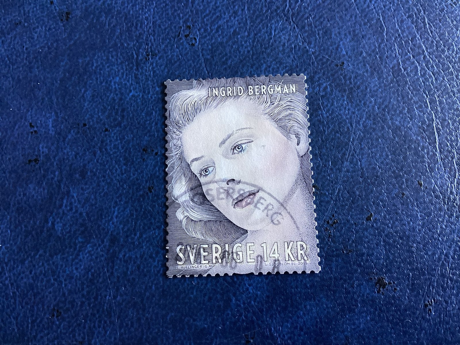Zweden 2015- Mi.3071- Ingrid Bergman 14 KR, Verzenden, Zweden, Gestempeld