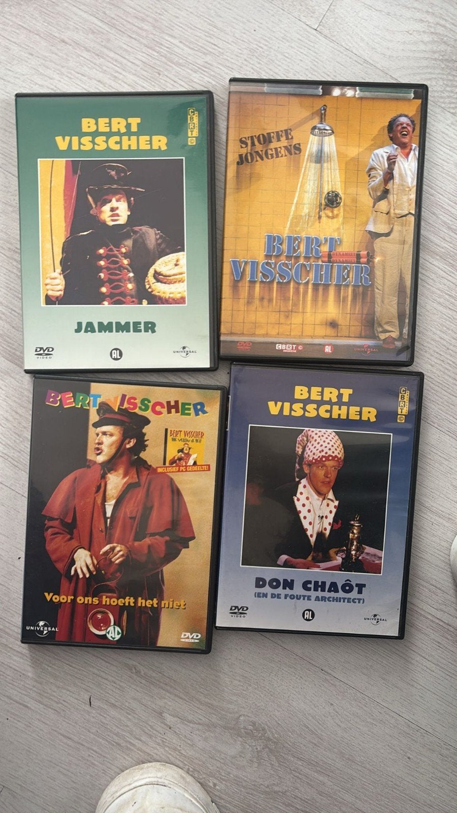 Bert Visscher DVD Collectie - 4 Shows, Cd's en Dvd's, Ophalen of Verzenden, Gebruikt, Boxset