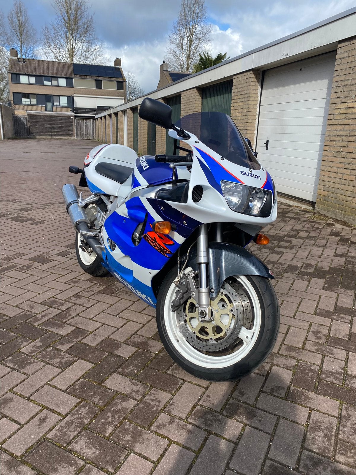 suzuki 750 gsx-r  Blauw/Wit, Goede Staat