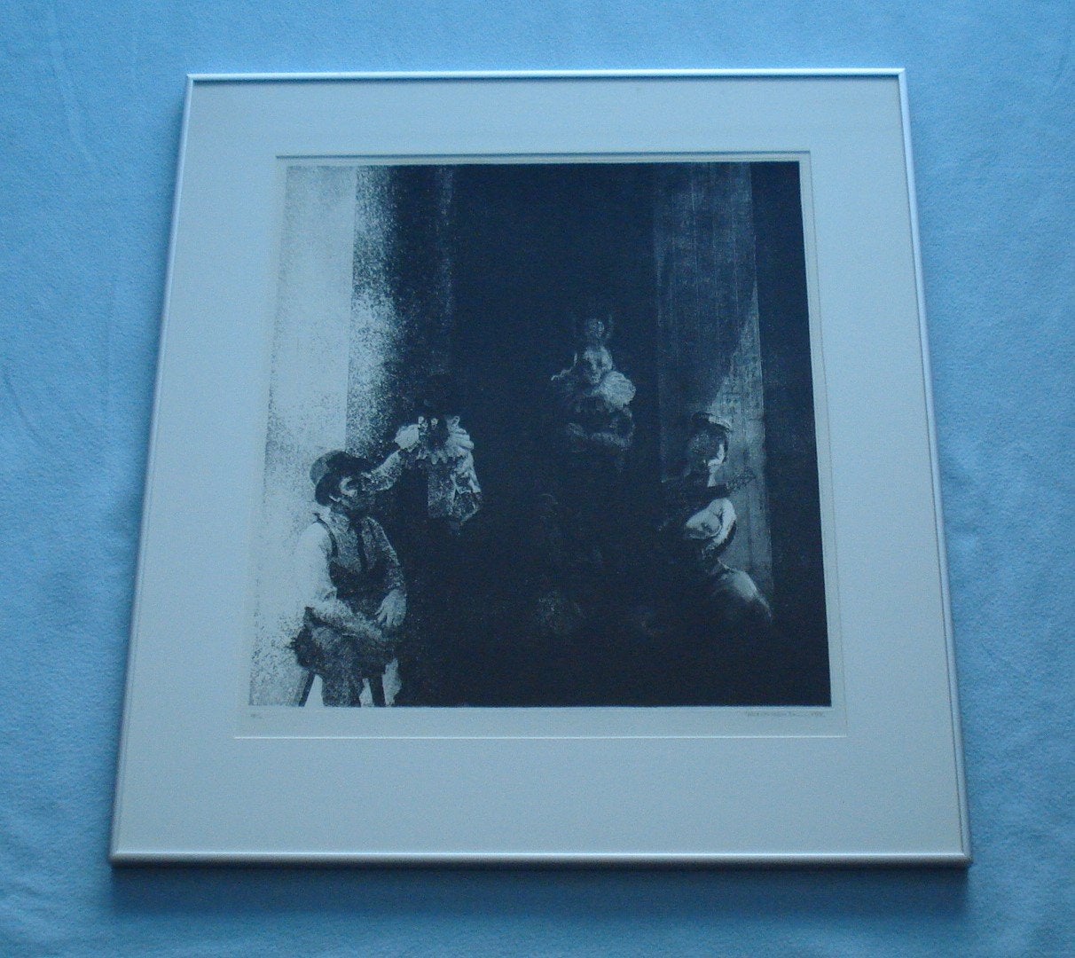 2 Ingelijste Etsen van Paulus Geeve (Haagse kunstenaar), Ophalen, Ets, 1950 - 1999