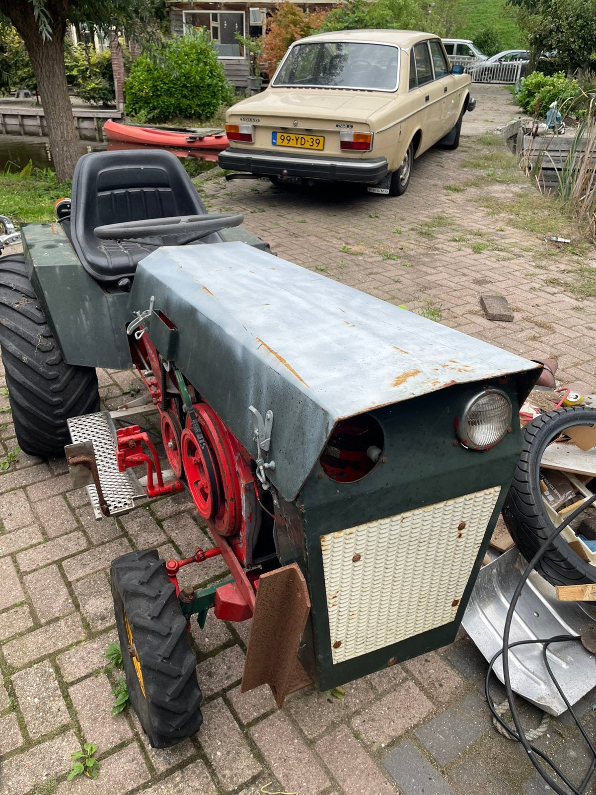 Tuintractor gutbrod 1050, Tuin en Terras, Ophalen, Gebruikt