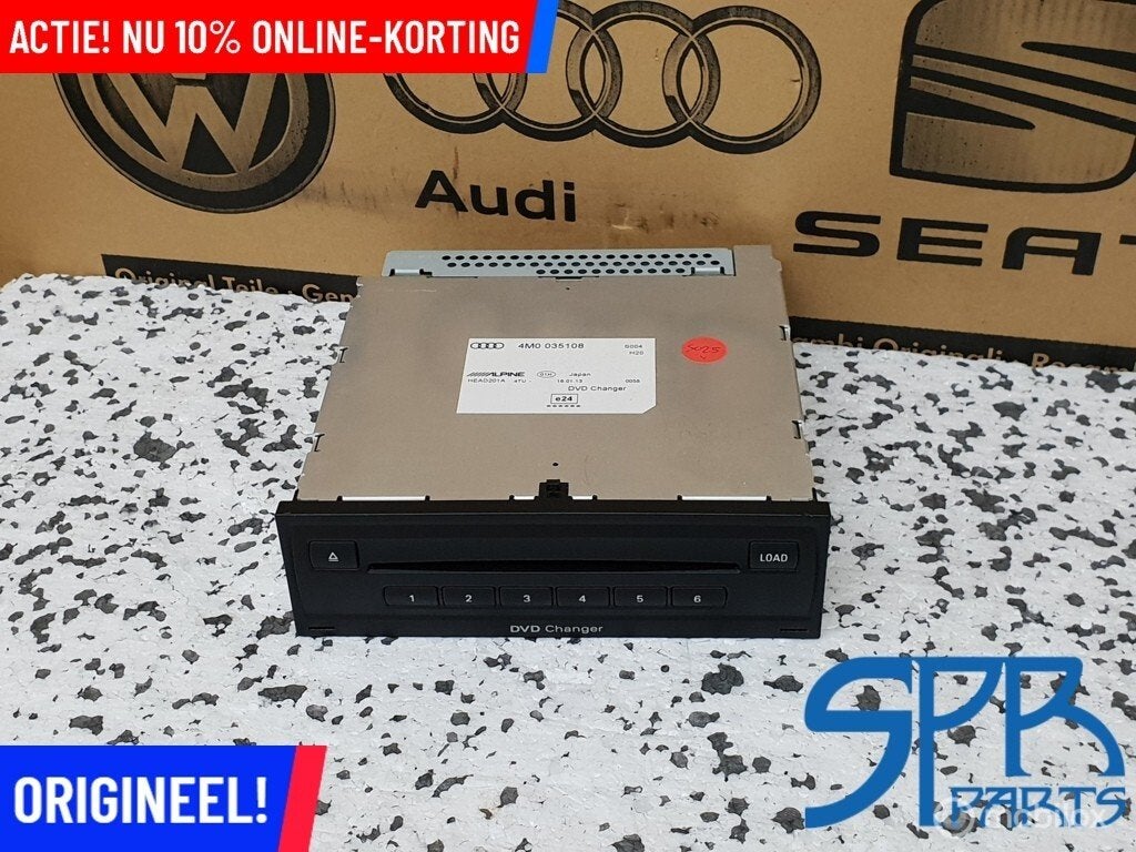 A6 A7 S7 RS7 4G DVD Wisselaar Speler Mediasysteem 4M0035108, Gebruikt, Ophalen of Verzenden