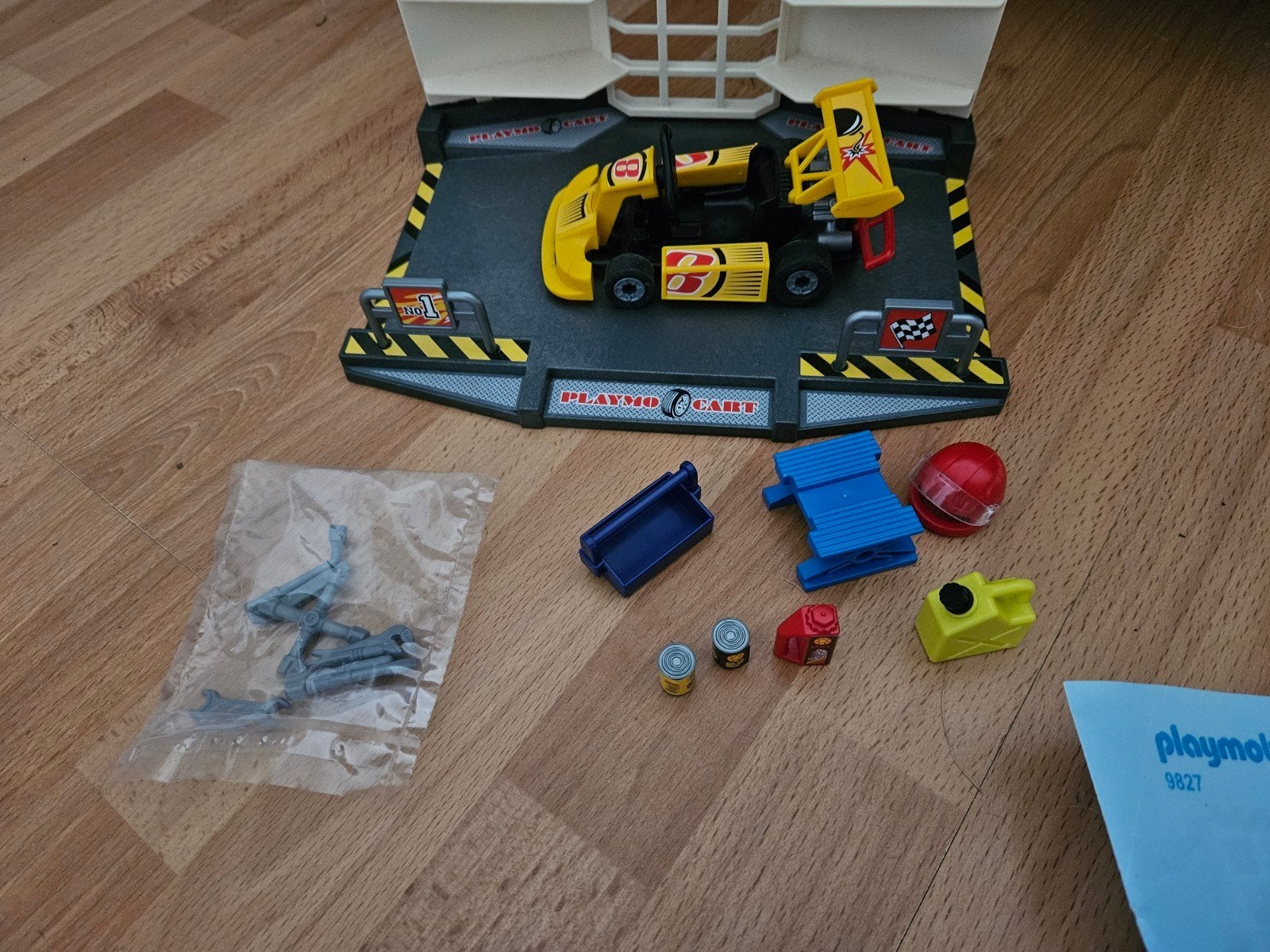 autogarage playmobil 9827, Gebruikt, Complete set, Voertuig, Ophalen of Verzenden